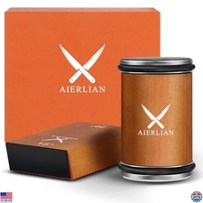 Premium Knife Sharpener Kit - Diamond & Ceramic Tool for All Steel Hardness