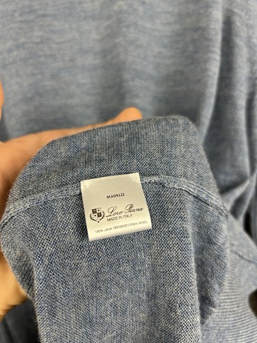Loro Piana Mens Pullover Wool Size 54 - Picture 9 of 10