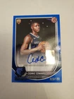 2025 26 Bowman Cedric Coward Blue Rookie Auto 23/150 Number & Color Match 🏀🔥🏀