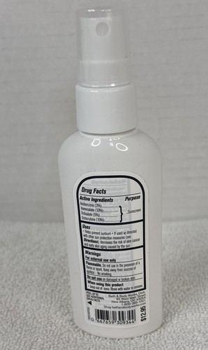 Bath & Body Works Tahiti Isle Sunscreen Spray SPF 30 Travel Size 2.5 oz/74mL - Picture 2 of 2