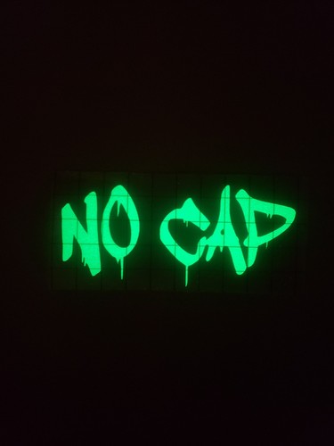 Glow In The Dark Vinyl Decal Sticker Green Drip Effect Phones Laptops Decor New - Picture 18 of 30