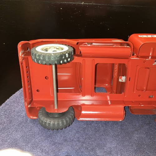 VINTAGE TONKA 1961 TOW TRUCK WRECKER STANDARD OIL AA AAA RED - Picture 21 of 22