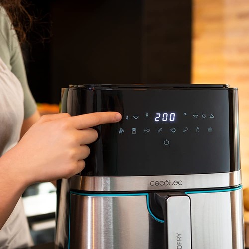 Cecotec Friggitrice ad Aria 5,5L Air Fryer Cecofry Full Inox 5500 Pro 1700W - Foto 14 di 24