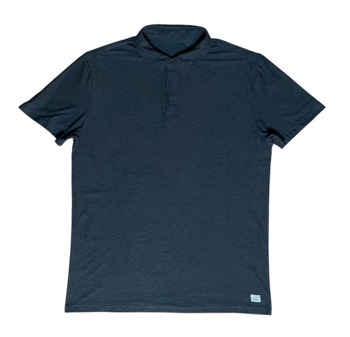 Vuori Herren Medium Strato Tech Poloshirt grau V188