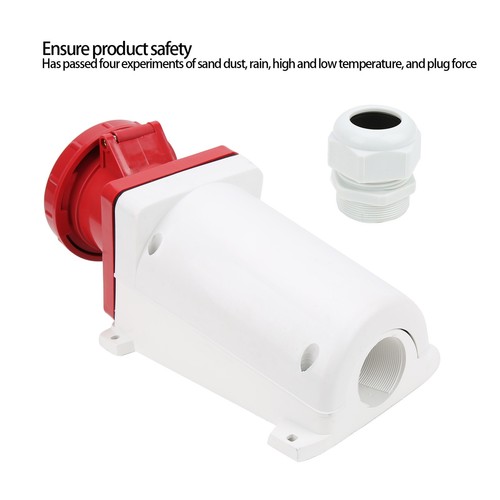 380415V 125A Industrial Connector 3P+E 4 Pin Power Plug IP67 Waterproof For A CB - Afbeelding 17 van 23