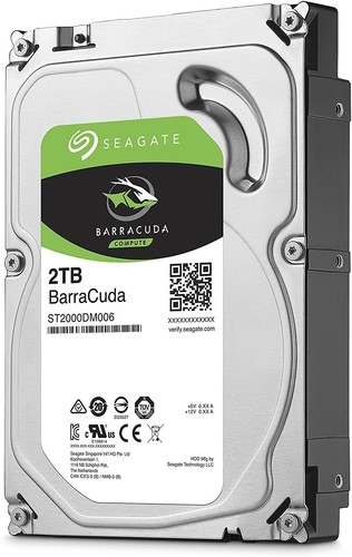 Seagate ST2000DM008 Barracuda 3.5" 2TB SATA 6Gb/s 7200RPM Internal Hard Drive - Picture 1 of 3