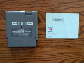 Orb 3D NES Nintendo Game Cartridge + Instruction Manual Authentic Cleaned Tested