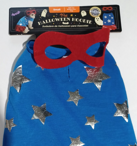 HALLOWEEN HOODIE PET COSTUME - Size Small NEW w/Tags ALDI Dress and Mask - Picture 3 of 12