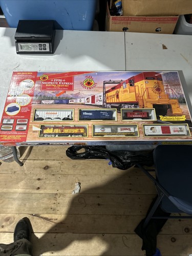 Vintage 1996 SHOPRITE EXPRESS ELECTRIC HO SCALE TRAIN SET / New in Sealed Box - Bild 1 von 4