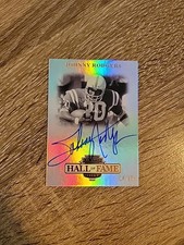 JOHNNY RODGERS 2012 Press Pass Legends Hall Of Fame /95 Blue Ink Auto #LG-JR HoF