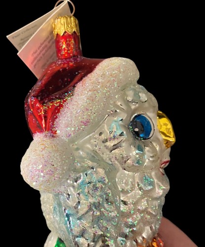 Vintage Christopher Radko Santa Hoot Christmas Ornament Owl 1995 - Picture 4 of 12