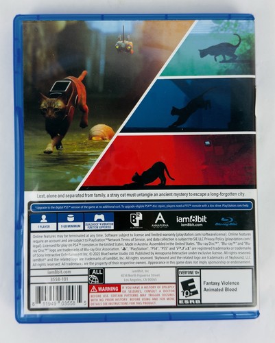 Stray para PlayStation 4 probado funcionando perfecto estado PS4 con tarjetas sin abrir - Imagen 4 de 4