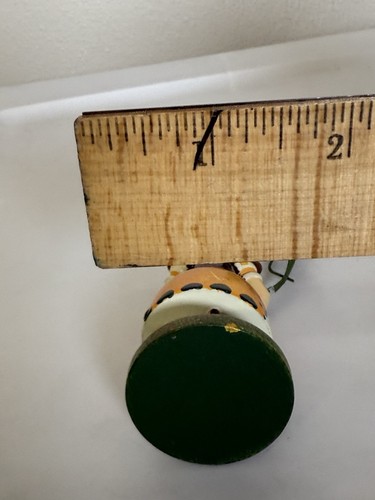 Blumenkind Figura Coleccionista Flor Niño Madera 3" Hoja Alemana De Colección - Imagen 4 de 5