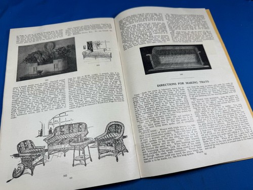 1927 Catalog Booklet "Everything for BASKET MAKING" Lamps, Plant Stands, Picnic - Picture 19 of 20