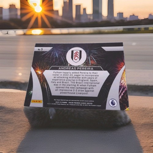 Panini Prizm 2022-23 Premier League No. 5 Andrea Pereira Fireworks - Bild 2 von 2
