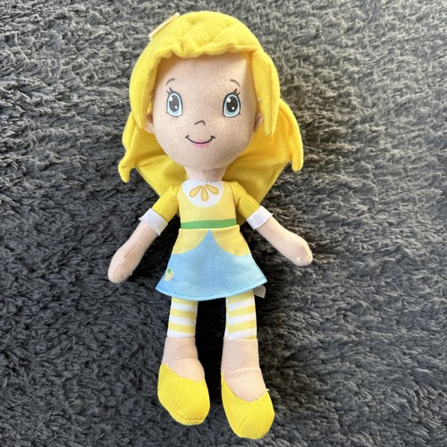 Strawberry Shortcake Lemon Meringue 10” Plush Kellytoy Yellow - Picture 2 of 5
