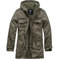 Brandit BW Forest Parka Mens Coat Jacket Warm Liner Hooded Olive
