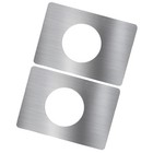  3 Pieces Door Knob Reinforcement Plate Stainless Steel Lock Long Strike