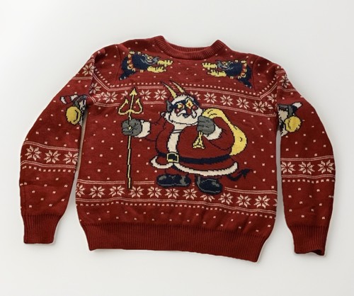 Cuphead x iam8bit Holiday Christmas Sweater Limited Edition SOLD OUT, Size Small - Picture 1 of 11