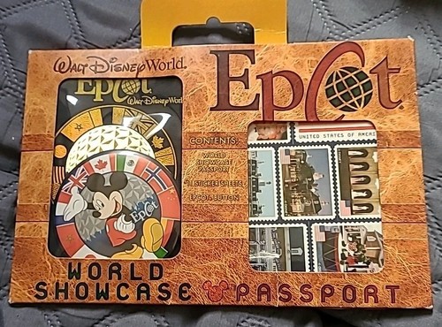 Walt Disney Epcot World Showcase Passport Button Stamps New Collectible Flags - Bild 2 von 6