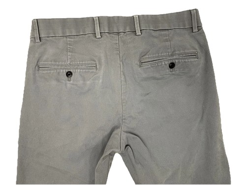 GAP Men's Chino Pants 31 x 30 Gray Regular Fit Straight Leg Dress Casual Stretch - Picture 11 of 16