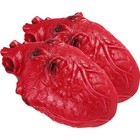 2 Pcs Realistic Halloween Props Haunted House Fake Hearts Intestines