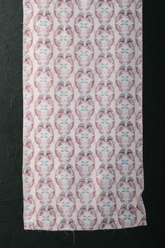 Parche antiguo vintage de tela japonesa seda textil kimono BORO teñido 37"/KIN61/50 - Imagen 8 de 10