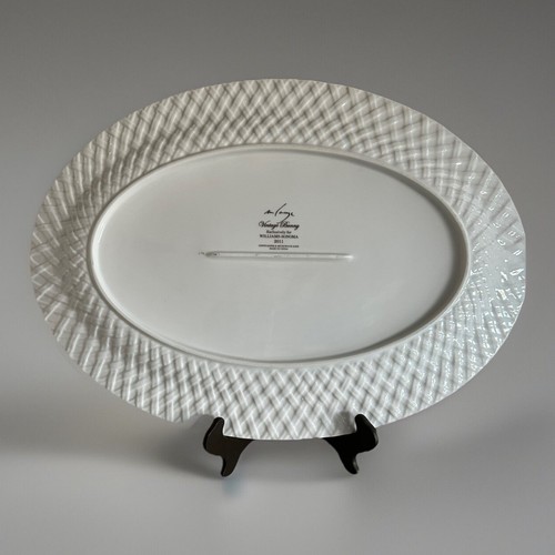 Williams Sonoma Vintage Hase 2011 ovale Platte 12 1/4” x 17 1/2” Ostern, Frühling - Bild 2 von 4