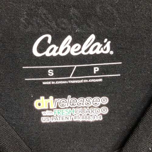 Cabelas Shirt Small Erwachsene schwarz Dri Release Rundhalsausschnitt Langarmshirt Damen S - Bild 4 von 9