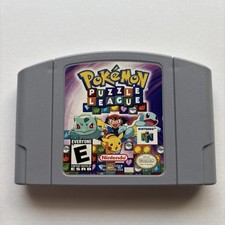 Pokemon Puzzle League (Nintendo 64, 2000) N64 Authentic Pokémon Tetris Cleaned
