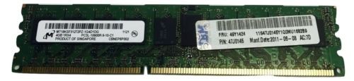 IBM 49Y1424 4GB 1RX4 PC3L-10600R ECC REG Memory 47J0145 - Picture 1 of 1