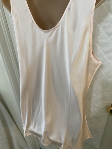 Fisher's Finery 19 Momme 100% Mulberry Silk Blush Pink Cami Tank XL - Picture 8 of 16