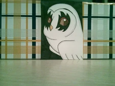 ACEO Original Mixed Media Painting Art Card ATC Portrait 80's Rock Band #113