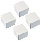 AUXBC 2 Inch Self-Adhesive Furniture Riser, Square Carbon Steel Bed Table Sof...