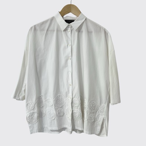 Antonelli Firenze White Button Down Shirt IT44 / M ($430) - Picture 1 of 7