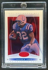 2004 Fleer Hot Prospects Edgerrin James Red Auto #28/50 Colts