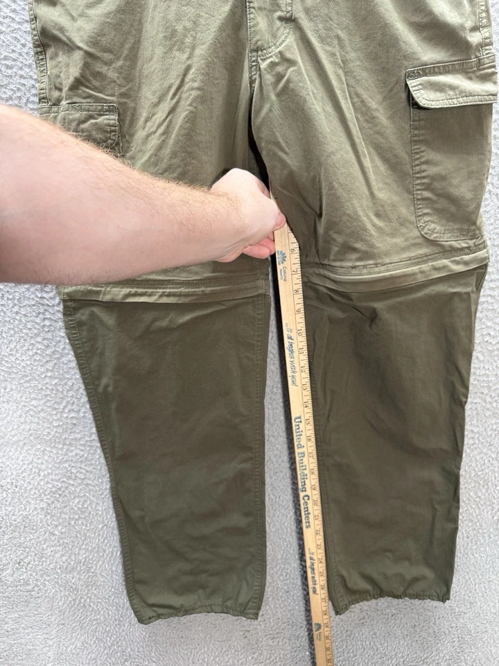 BSA Boy Scouts Pants Mens 32 Olive Green Switchback Cargo Convertible Uniform - Image 4 of 4