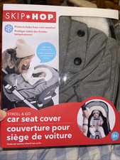 NEW Skip Hop Winter Car Seat Cover, Stroll  Go Heather Grey Sealed Box 400411
