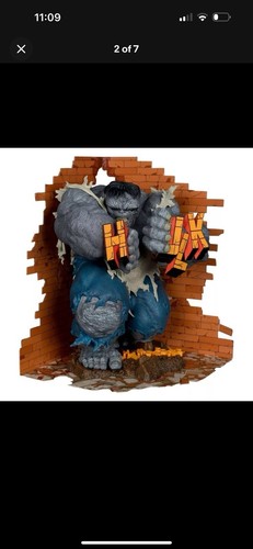 McFarlane Toys Marvel The Incredible Hulk Collectible Figure with Base - Picture 2 of 7