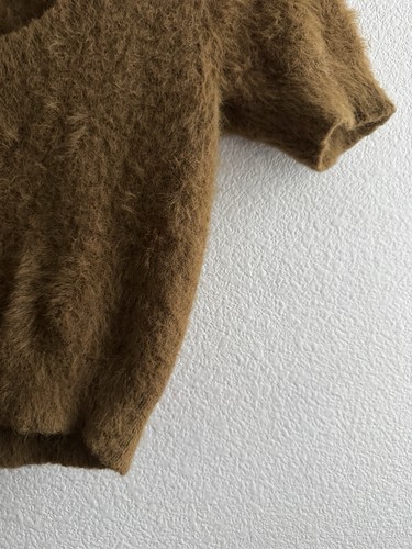 Ronny Kobo Brown Fuzzy Shirt - Picture 3 of 6