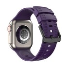 Cinturino in silicone con trama per pneumatici per Apple Watch 8 41 mm (viola fr