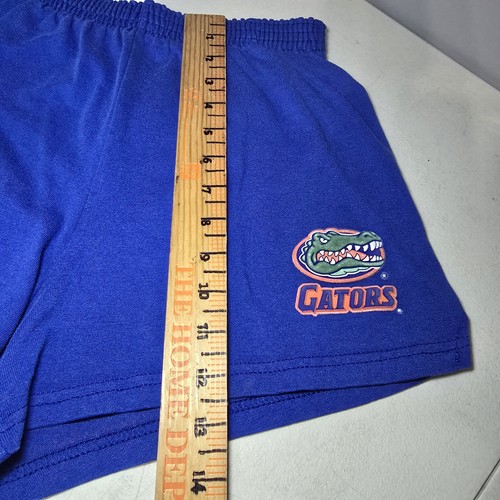 Vintage M.J. Soffe Florida Alligatoren blaue Damenshorts Größe XL hergestellt in den USA - Bild 6 von 7