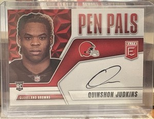 2025 Donruss Elite QUINSHON JUDKINS RC Rookie Auto Pen Pals