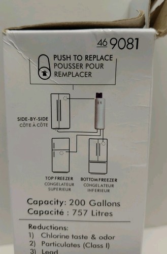 Replacement Water Filter Kenmore 9081 - 469081 Refrigerator Ice&Water NEW Sealed - Picture 4 of 15