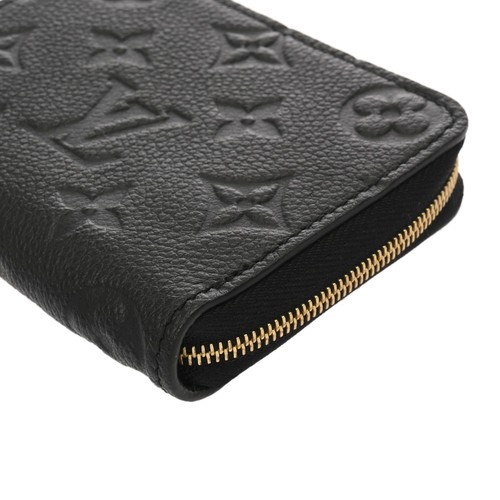 LOUIS VUITTON Monogram Ann Platt Zip Around Geldbörse Noir M60574 808000612288000 - Bild 5 von 10