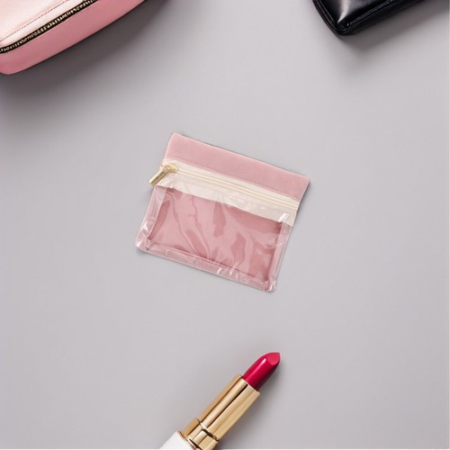  Mini estuche de viaje para joyas 10 piezas - Bolsa transparente con cremallera - Terciopelo pequeño - Imagen 12 de 12