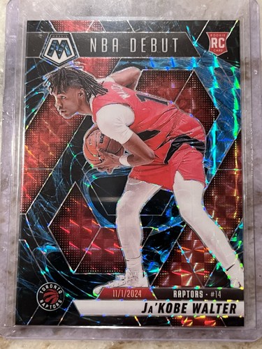 2024-25 Mosaic Ja'Kobe Walter Genesis NBA Debut RC Raptors #253 - Bild 2 von 3