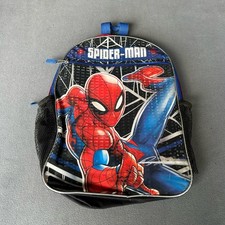 Marvel Spider-Man Backpack Boys School Travel Bag Blue Red Black Y41