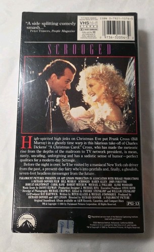 Scrooge 1988 Vhs Factory Sealed Vhs Bill Murray NOT 1990 release. 1988 Release - Picture 2 of 4