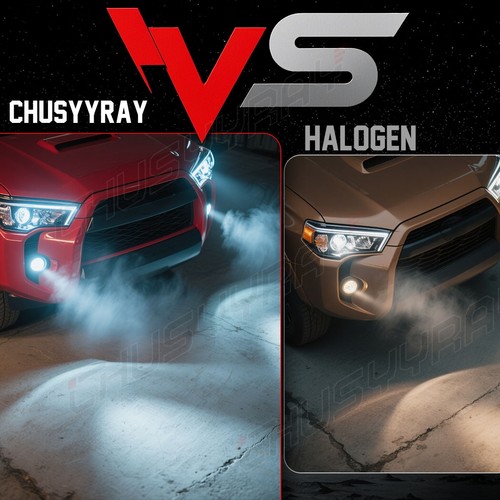 Fit Toyota Highlander 2014-2020 Front Bumper LED Fog Lights Lamp Left&Right Side - Picture 9 of 11